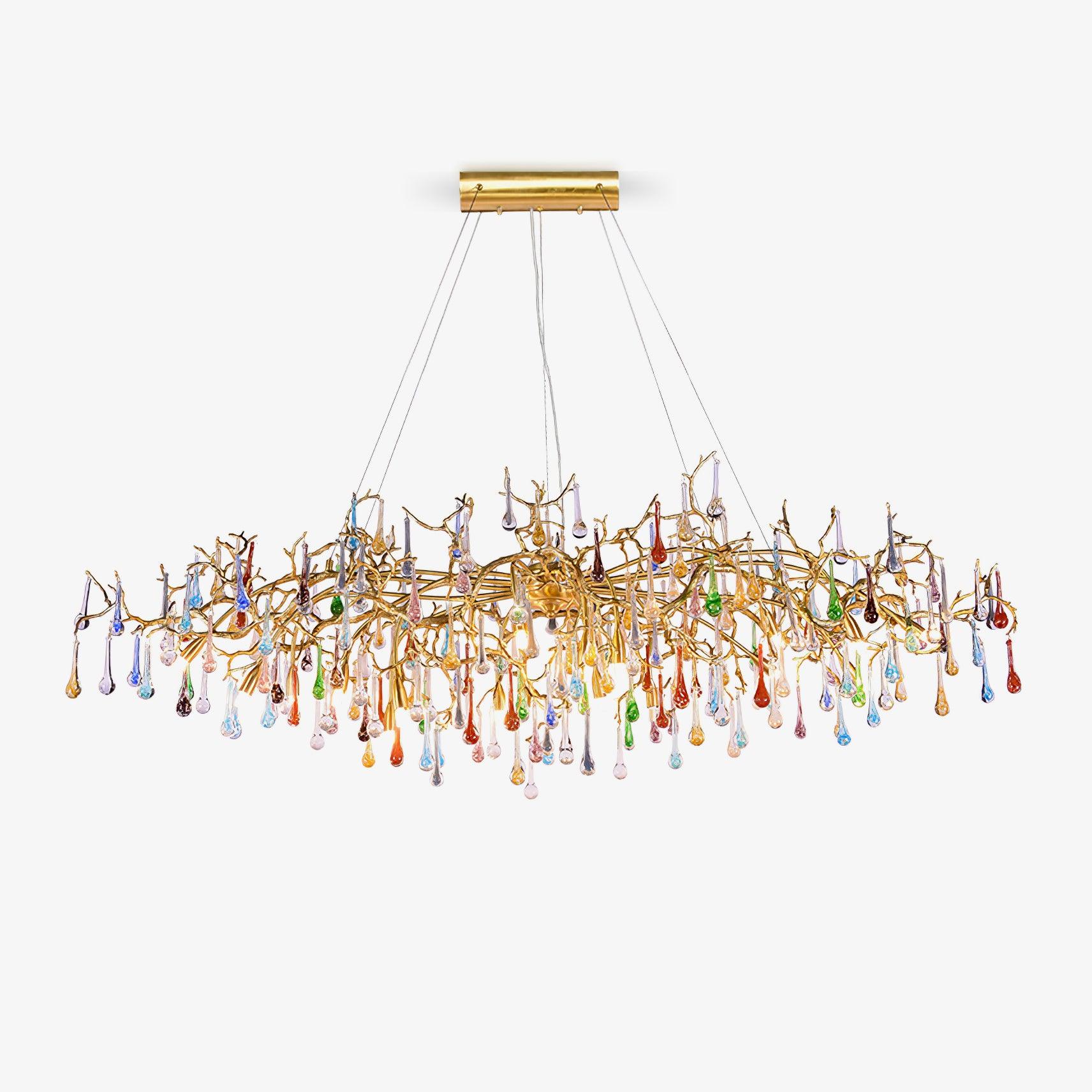 ZHIYUAN3268 Colorful Raindrop Brass