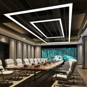 ZHIYUAN3235 Commercial Led Linear Pendant Light Dimmable